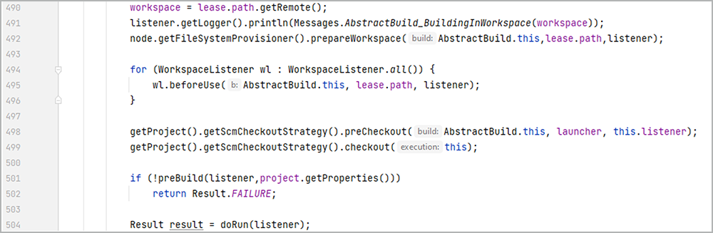 console output console output