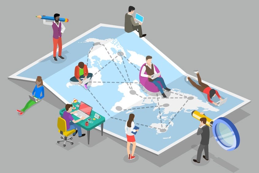 分散した労働力 分散した労働力