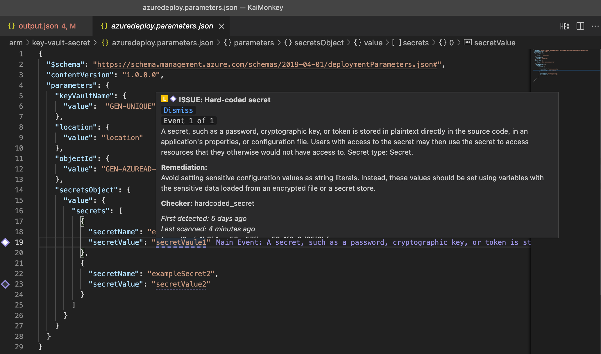 hard coded password Synopsys Code Sight Detecting Hard-Coded Password in VS Code - Preventing Security Breach