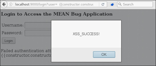 xss AngularJS Logo with Code Snippet Illustrating XSS Injection