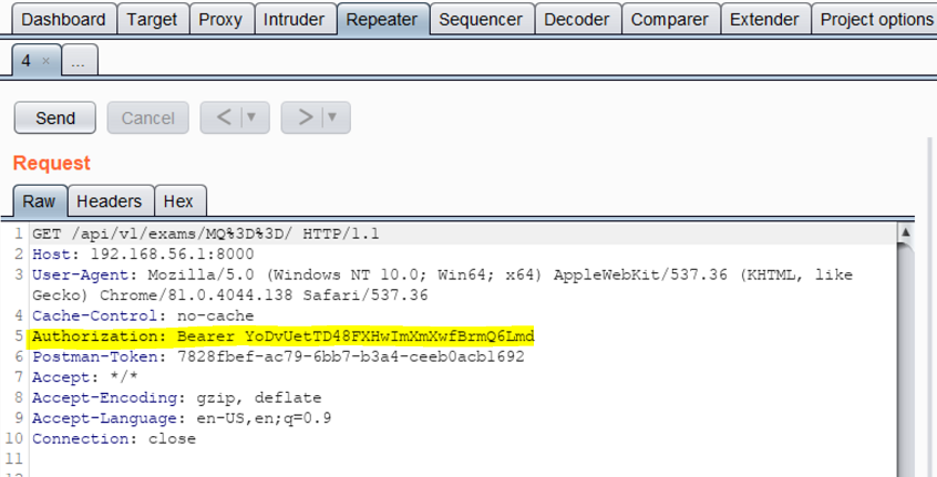 Access Token in HTTP Request Diagram Illustrating the Process of Access Token Request in Software Security