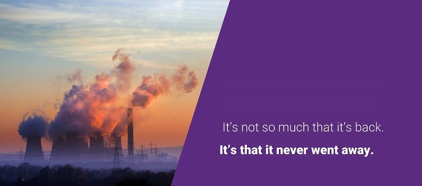 never went away never went away