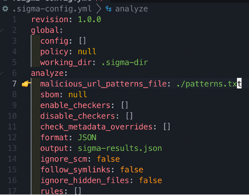 Figure 3: Enabling the feature in the config file Enabling the feature in the config file