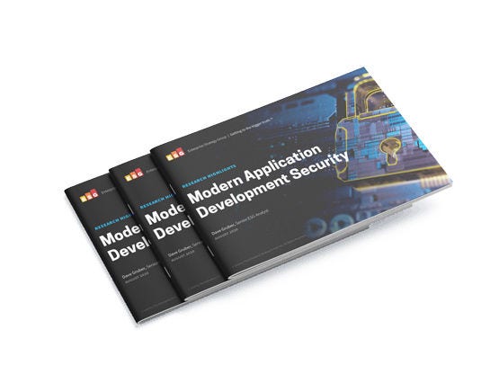 Modern Application Development Security report Modern Application Development Security report