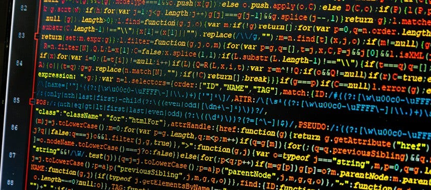 Open Source Code Snippet on Screen Open Source Code Snippet on Screen