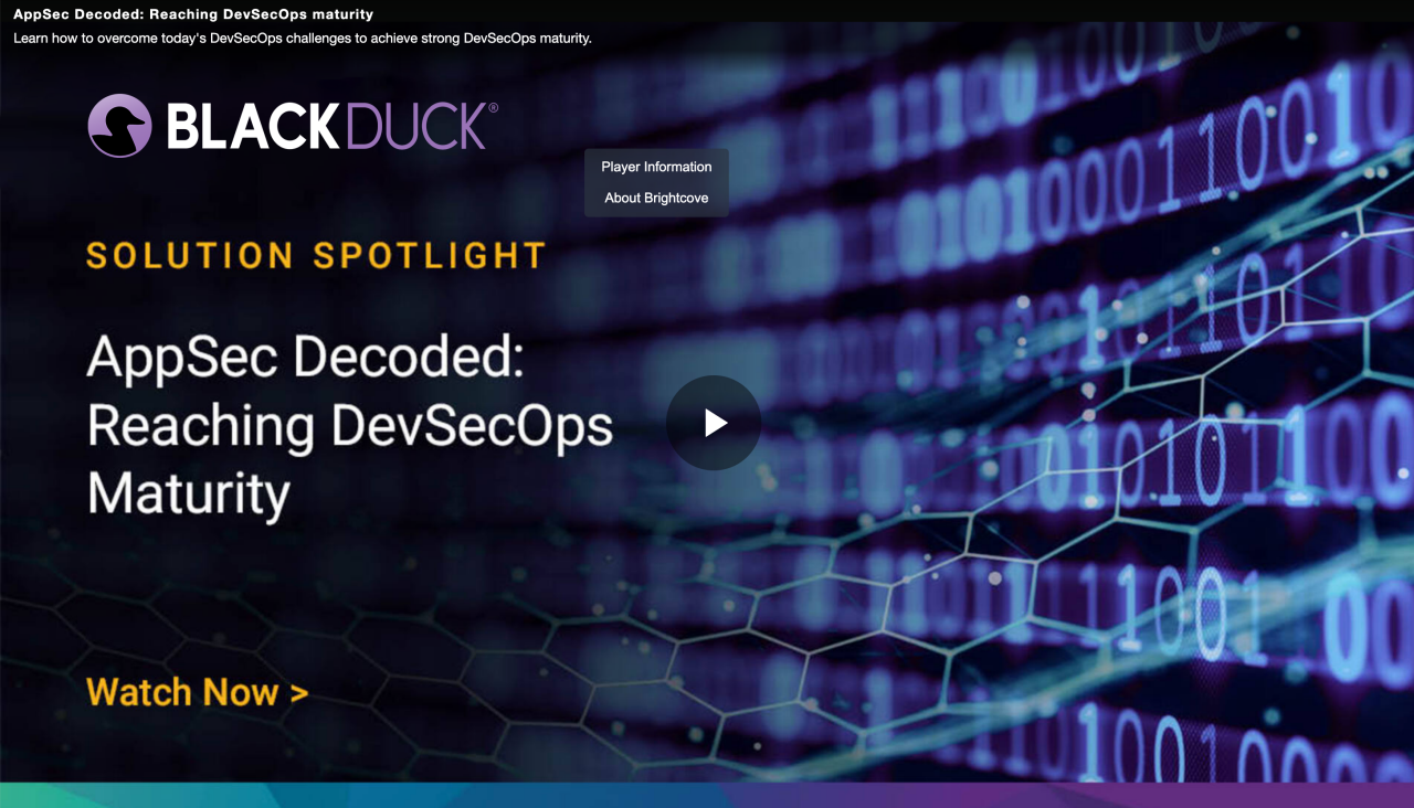 AppSec Decoded: Reaching DevSecOps Maturity thumbnail