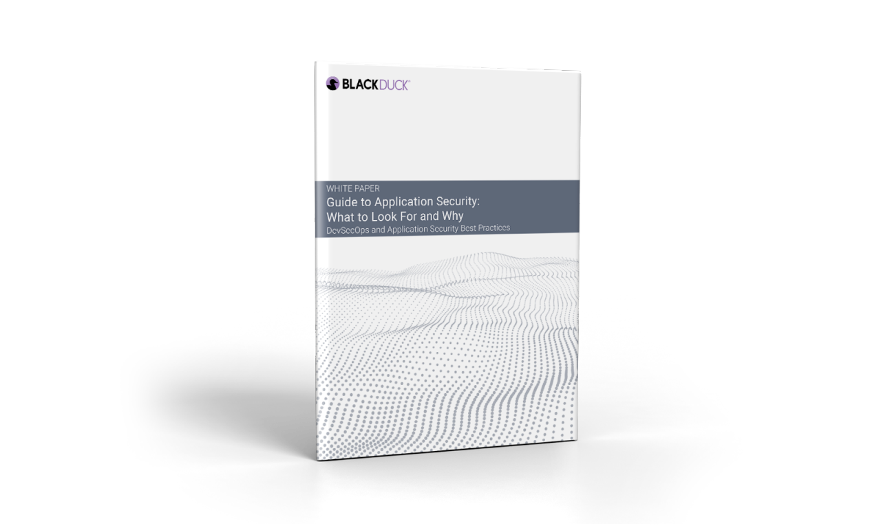 Guide to Application Security: What to Look For and Why Cover Application Security Guide